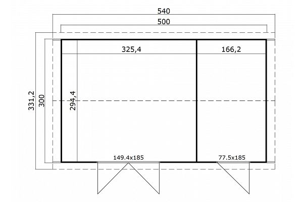 Tuvalu XL, Grundriss 1