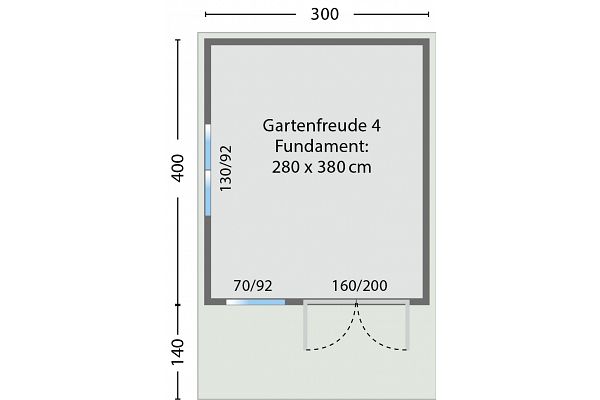 Gartenfreude 4 T, Grundriss 1