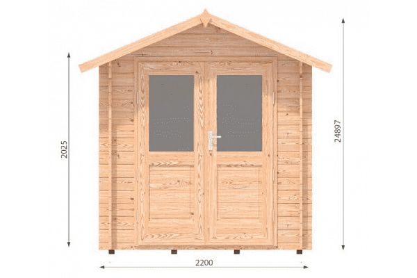 Geräteschuppen Piccolo, Grundriss 1
