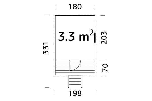 Maxi Kinderspielhaus, Grundriss 1
