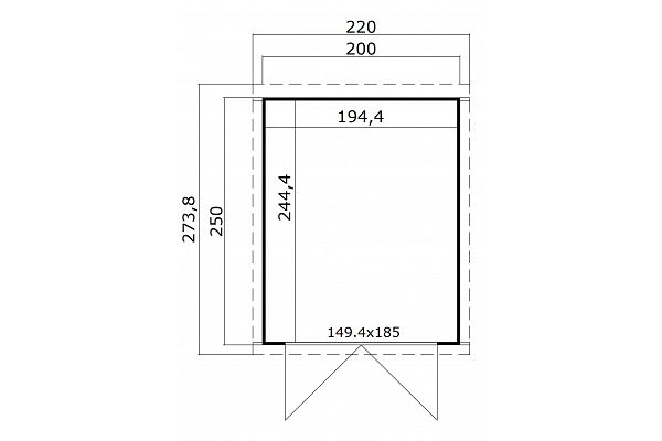Kibo, Grundriss 2