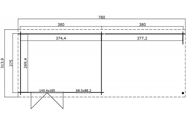 Reno, Grundriss 1