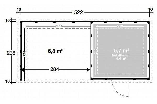 Metallica 1 mit Lounge, Grundriss 1
