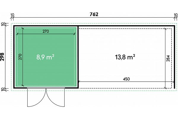 Metallica 5 mit XL-Lounge, Grundriss 1