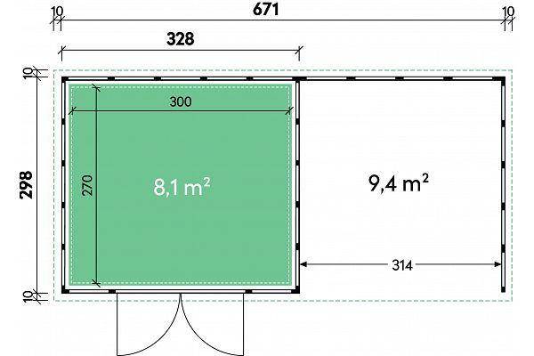 Metallica 6 mit Lounge, Grundriss 1