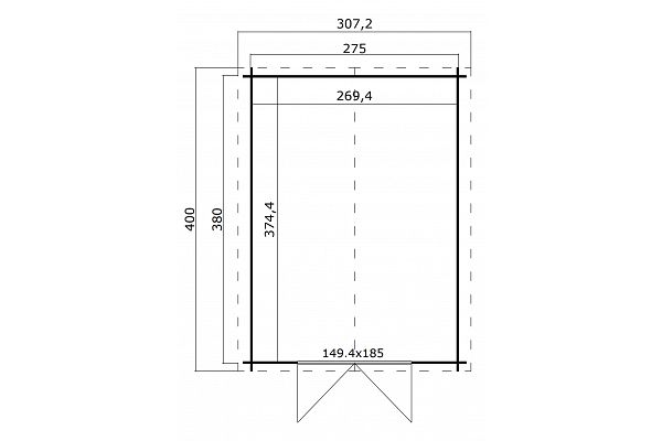 Norah 380, Grundriss 1
